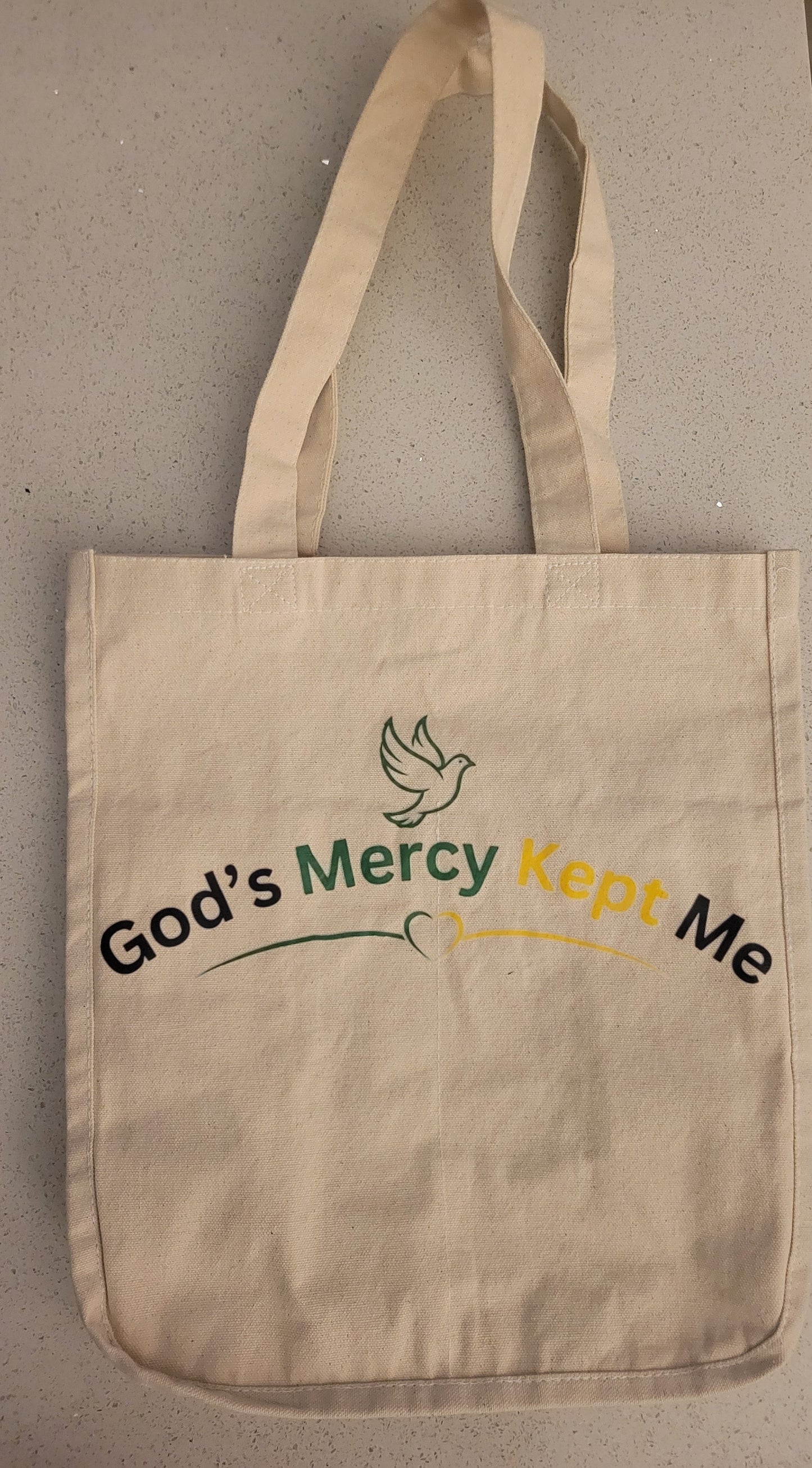 God's Mercy Kept Me bag
