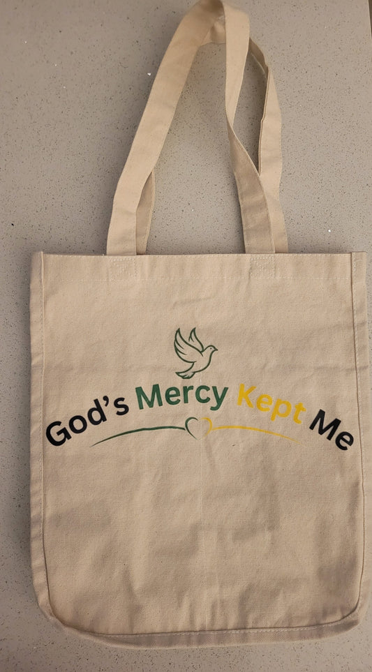 God's Mercy Kept Me bag